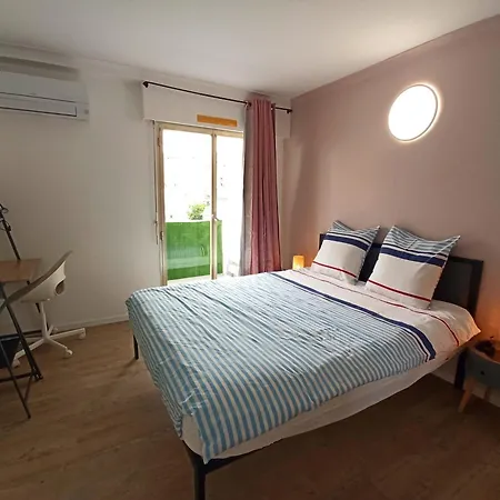 5 Pers, 2 Chambres, Parking Voiture Citadine Ou Compact Suv, Terrasse, Climatisation 公寓